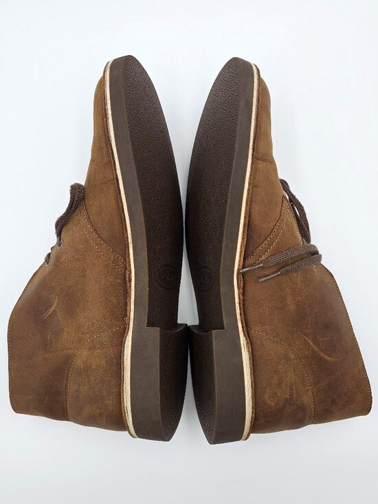 Clarks Bushacre 2 Leather Desert Brown Chukka Lace Up Boots 15522 Men\'s Size 8 main image 7